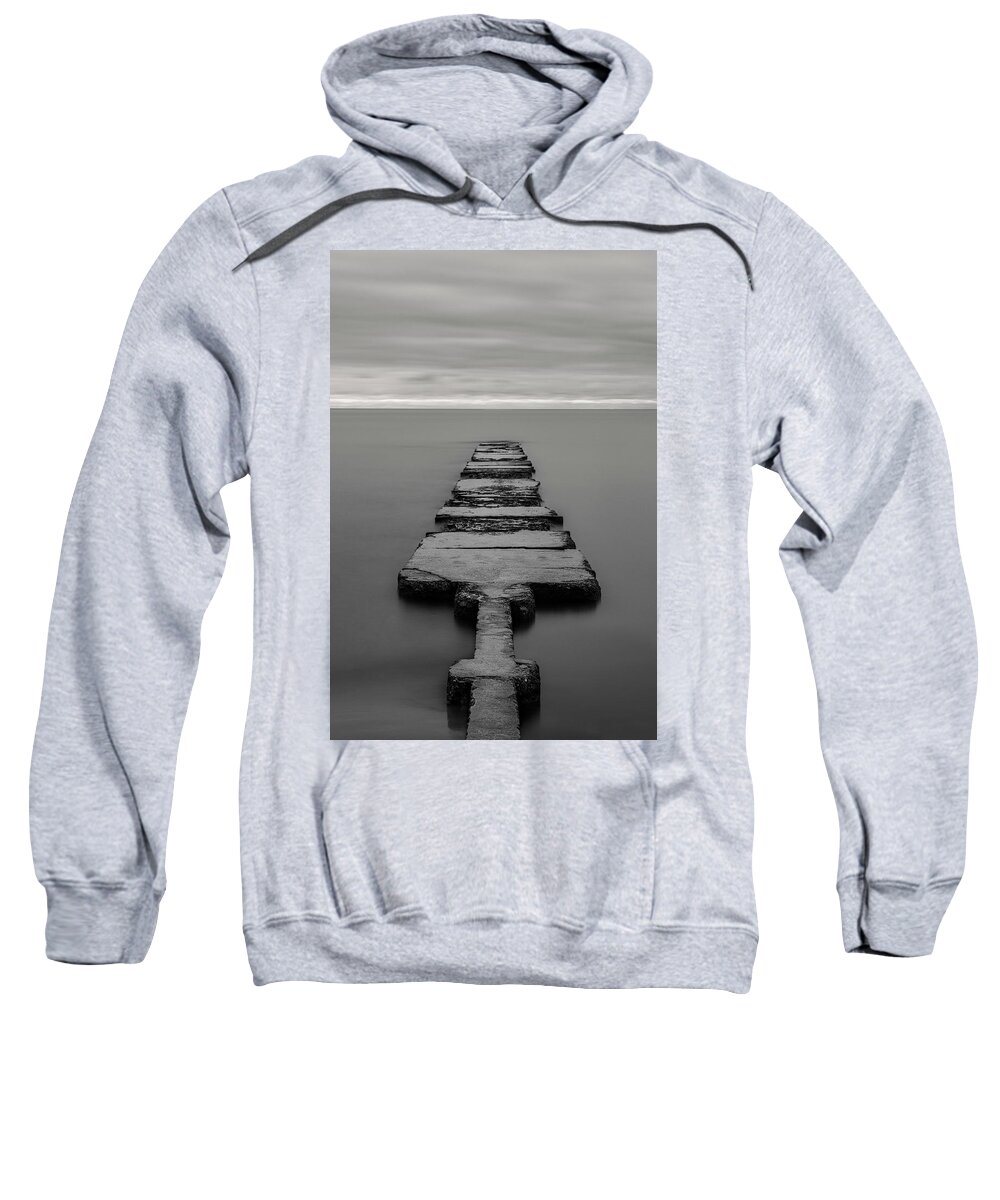 Jetty Sweatshirt featuring the photograph The Jetty by Nate Brack