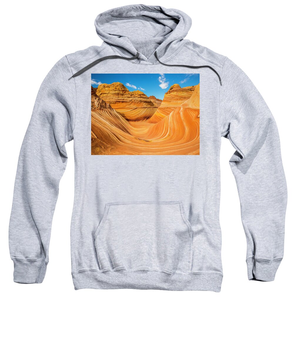 Amazing Sweatshirt featuring the photograph The Wave by Edgars Erglis