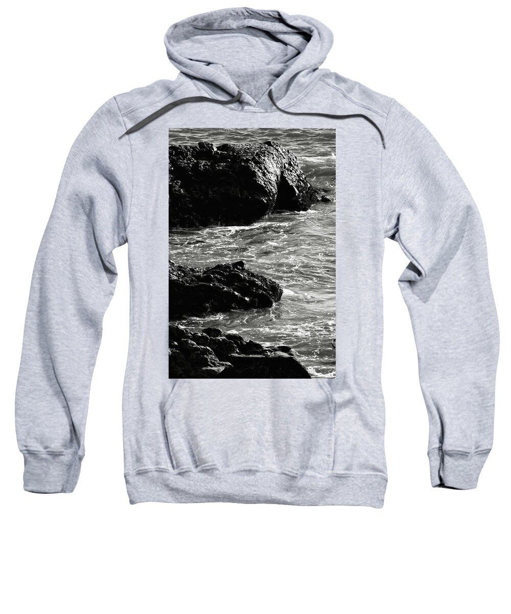 California Sweatshirt featuring the photograph Tidal Mixing by Lawrence Knutsson