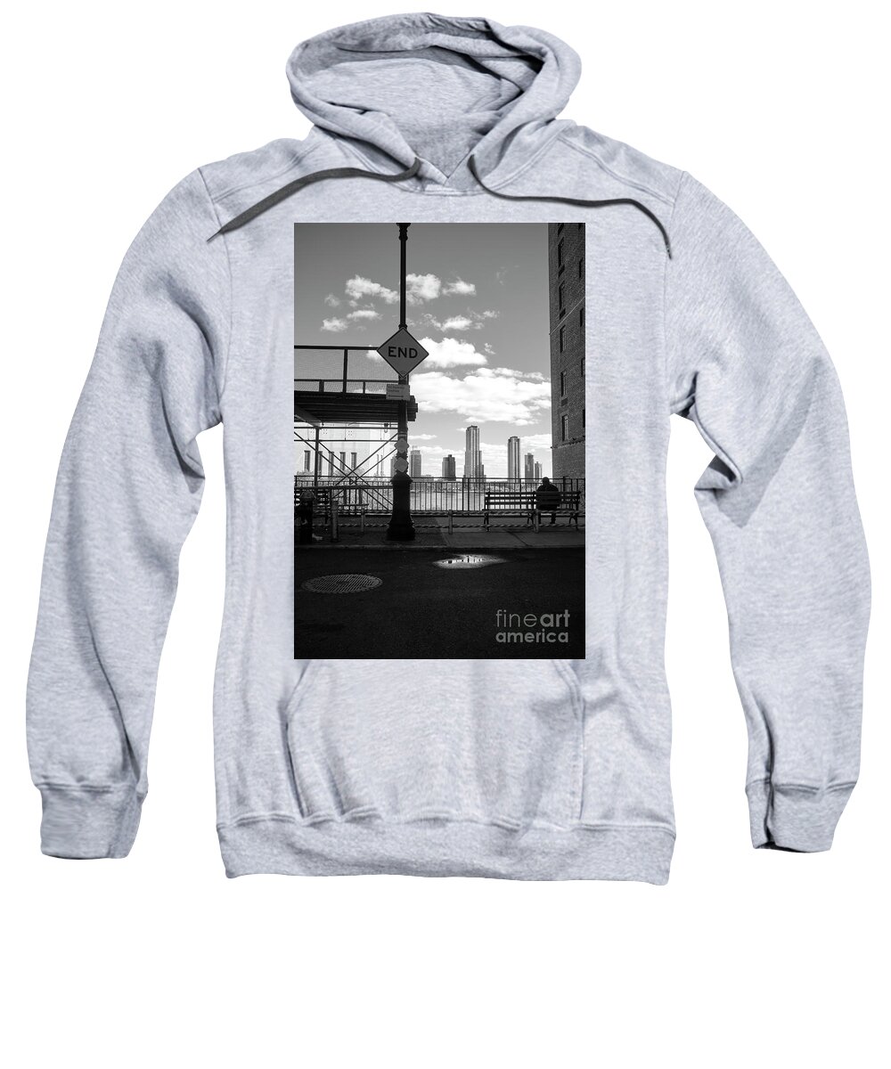 Black Sweatshirt featuring the photograph Time to Myself by Paul Watkins