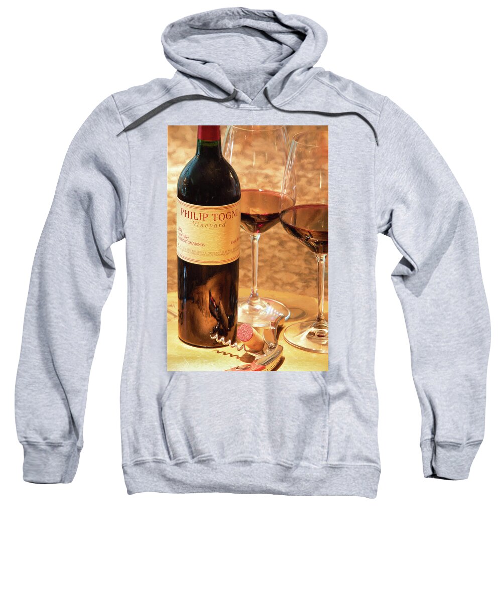 Cabernet Sauvignon Sweatshirt featuring the photograph Togni Wine 19 by David Letts