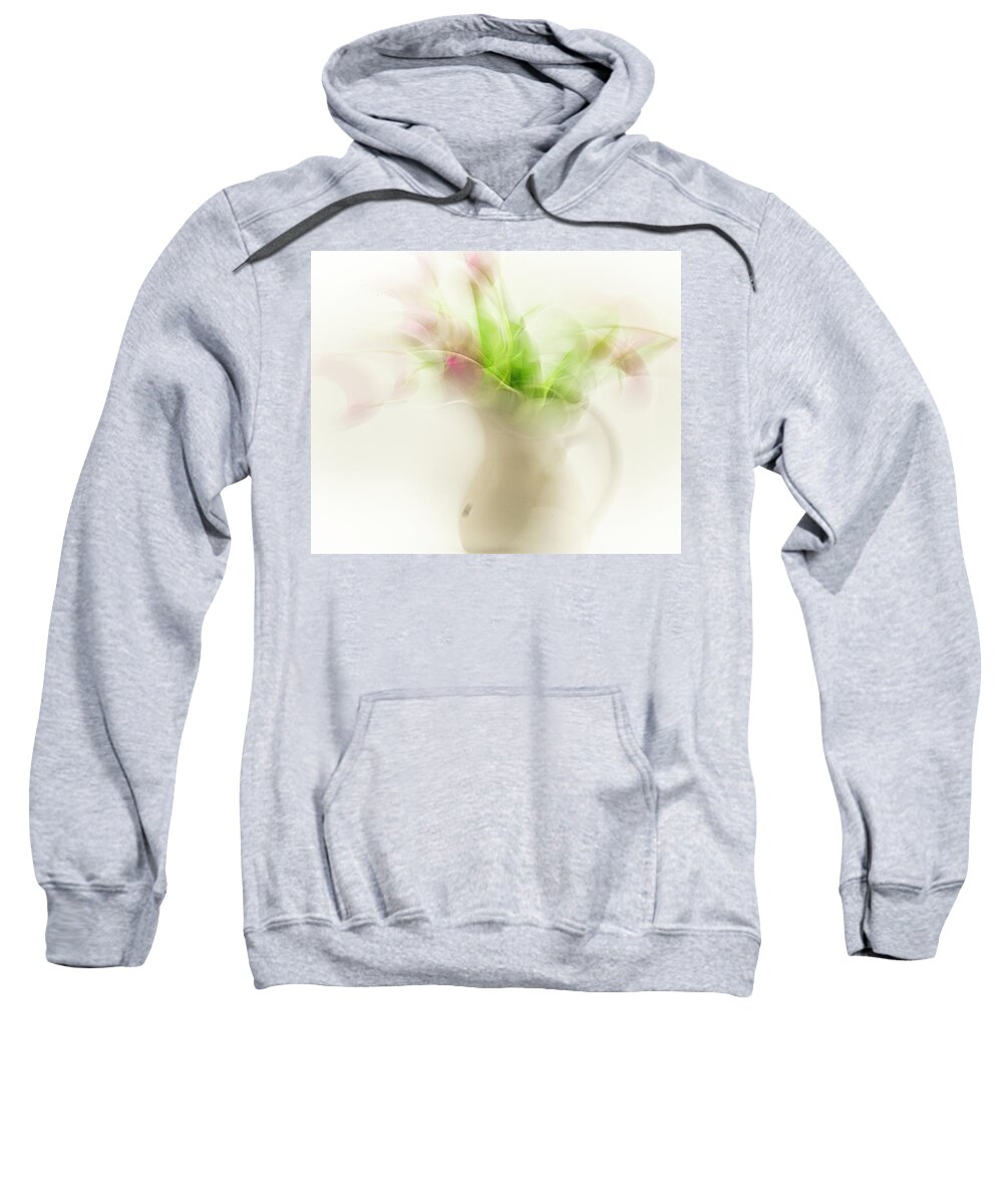 Tulips Sweatshirt featuring the photograph Tulips and Pitcher by Catherine Grassello
