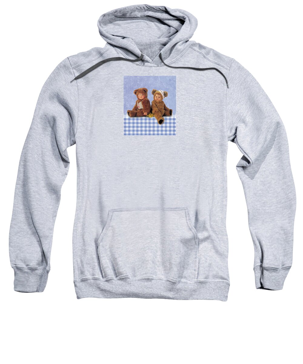  Teddy Bears Sweatshirt featuring the photograph Two Teddies by Anne Geddes