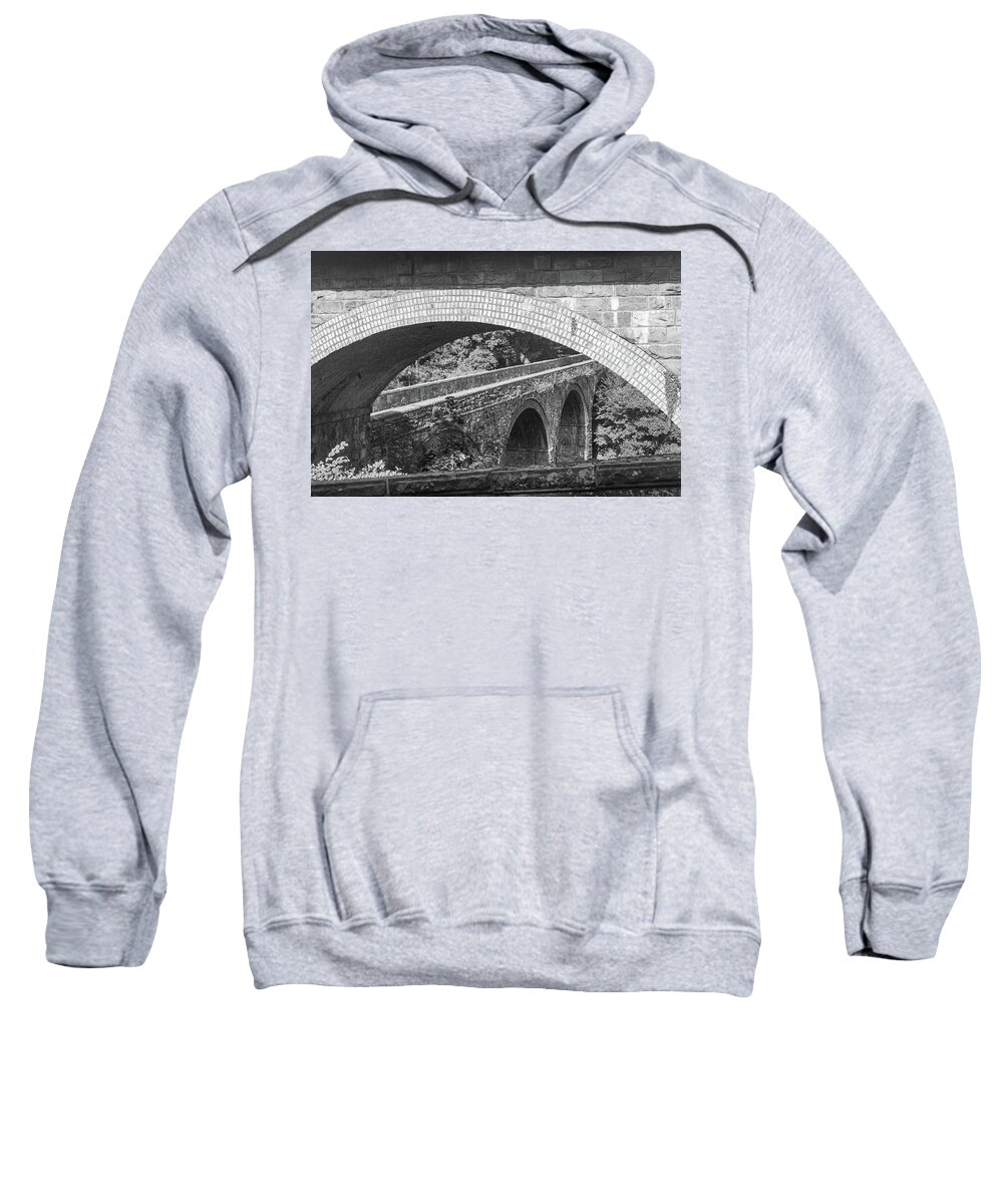 Arch Sweatshirt featuring the photograph Under the Arches by Rob Hemphill