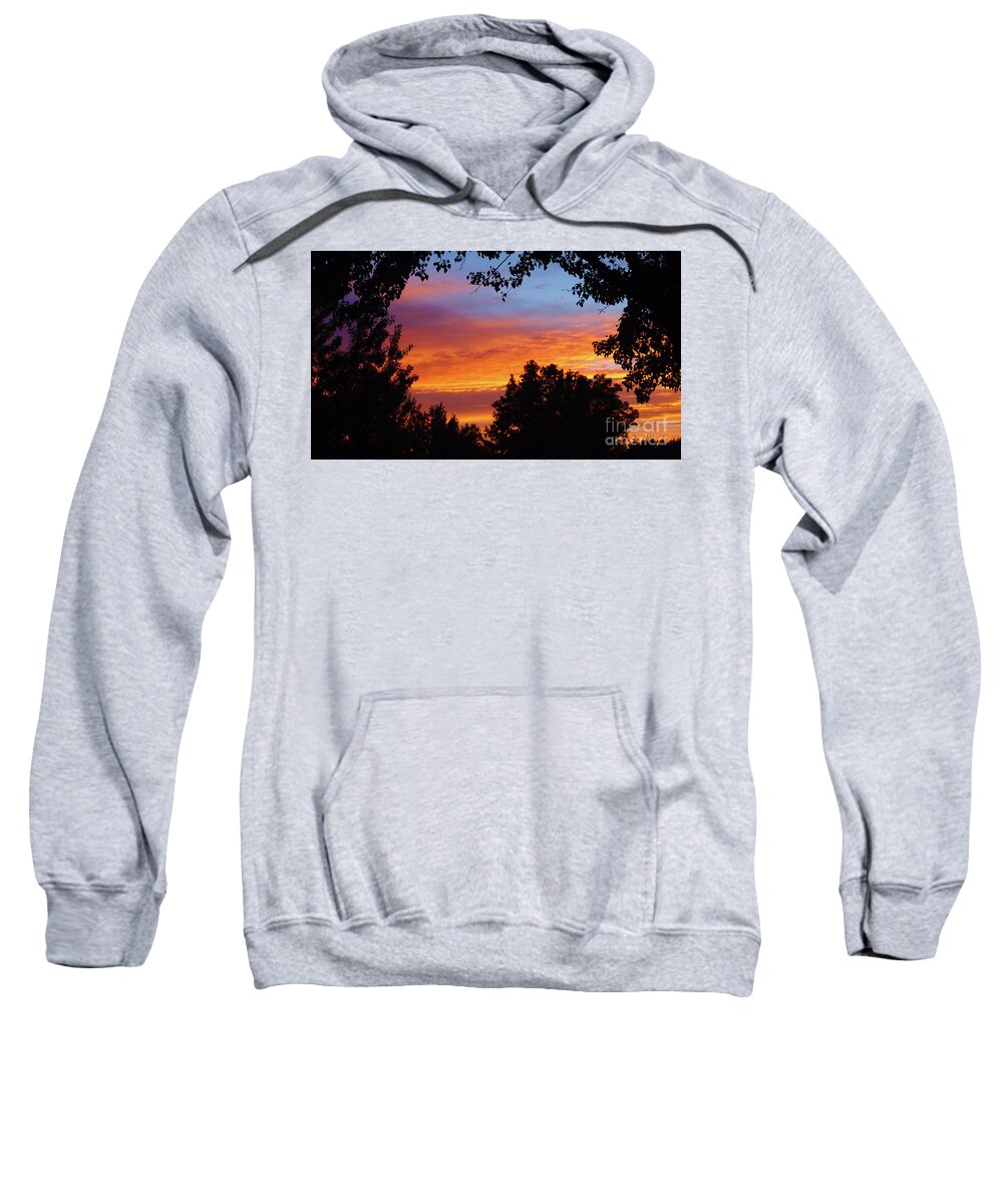 Sunset Sweatshirt featuring the photograph Utah Sunset by Steve Mitchell