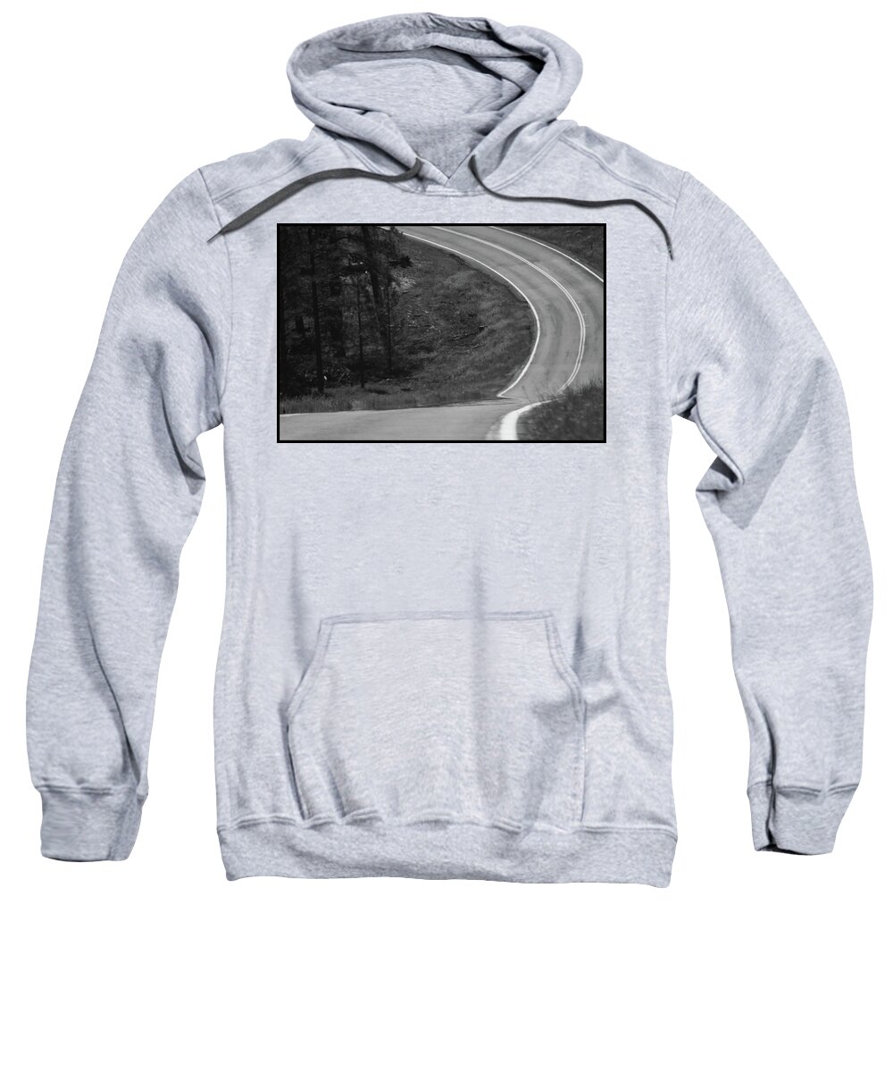 Landscape Sweatshirt featuring the photograph Winding Road by WonderlustPictures By Tommaso Boddi