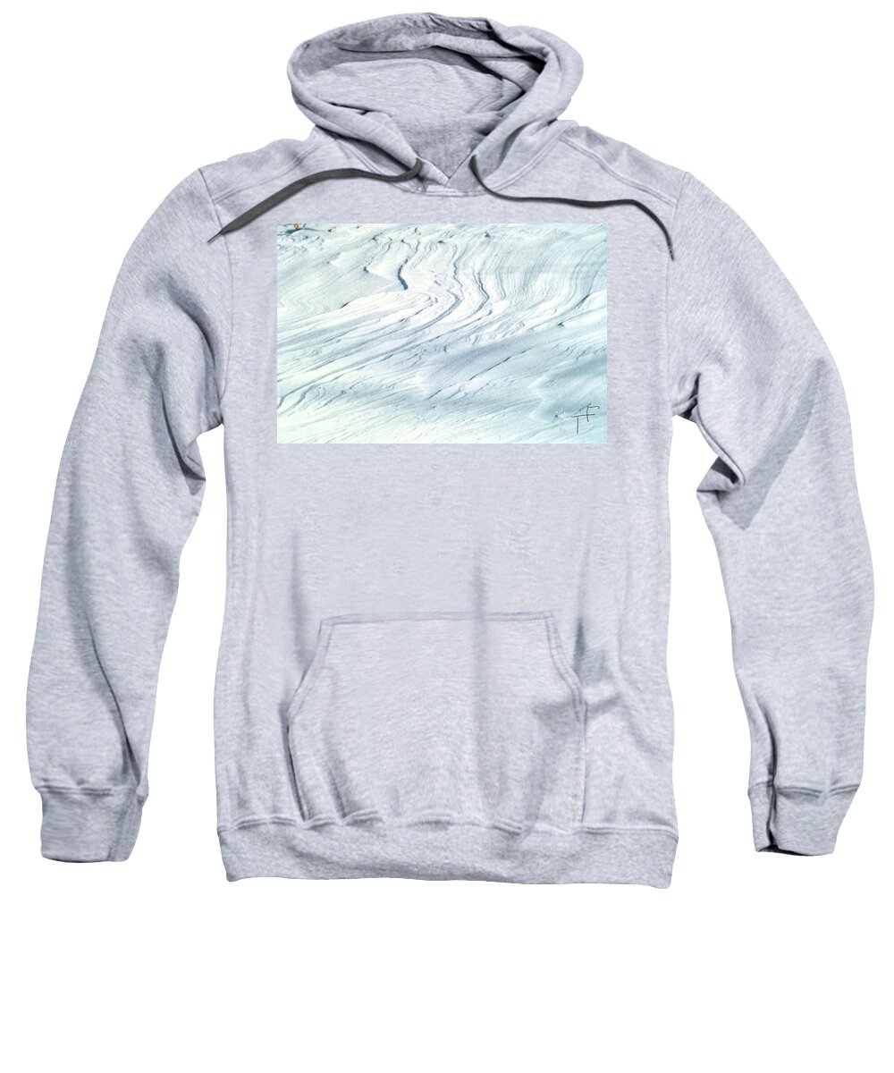Ice Sweatshirt featuring the photograph Winter Abstract IX by Theresa Fairchild