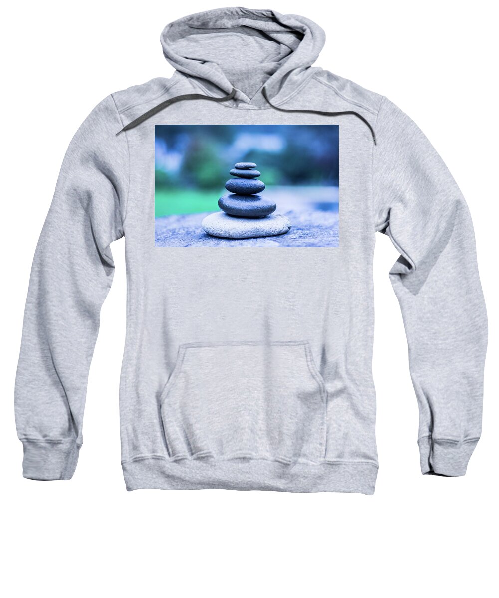 Zen Sweatshirt featuring the photograph Zen balance by Josu Ozkaritz