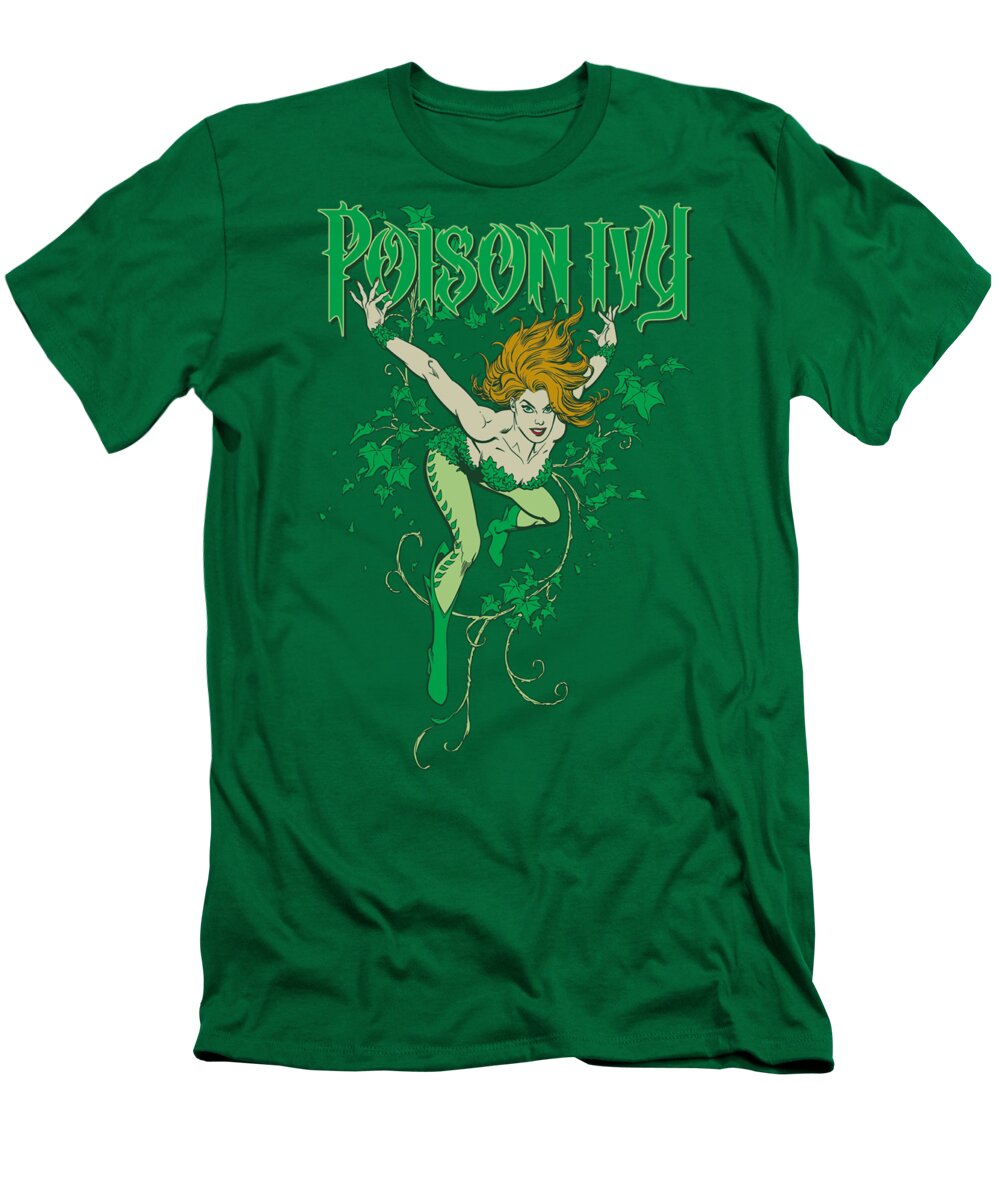 Dc Comics T-Shirt featuring the digital art Dc - Poison Ivy by Brand A