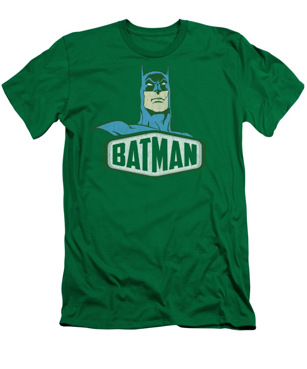 Dc Comics T-Shirt featuring the digital art Dco - Batman Sign by Brand A