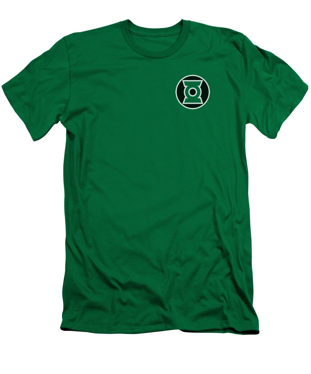 Green Lantern T-Shirt featuring the digital art Green Lantern - Kyle Rayner Logo by Brand A