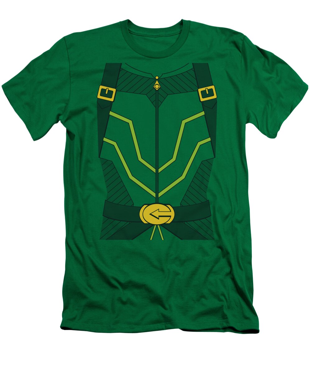 Justice League Of America T-Shirt featuring the digital art Jla - Arrow Costume by Brand A