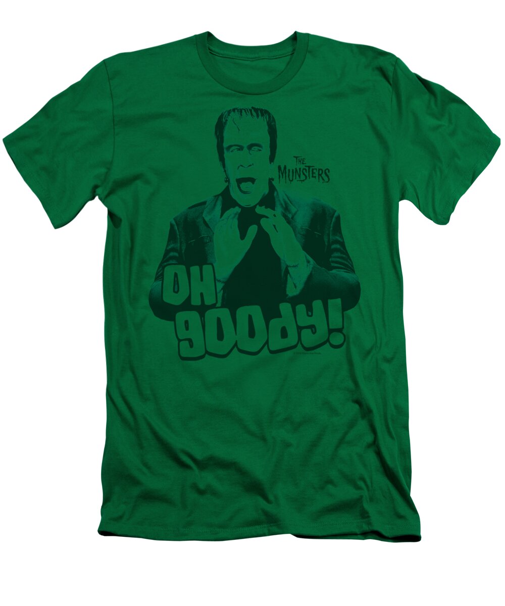 The Munsters T-Shirt featuring the digital art The Munsters - Oh Goody by Brand A