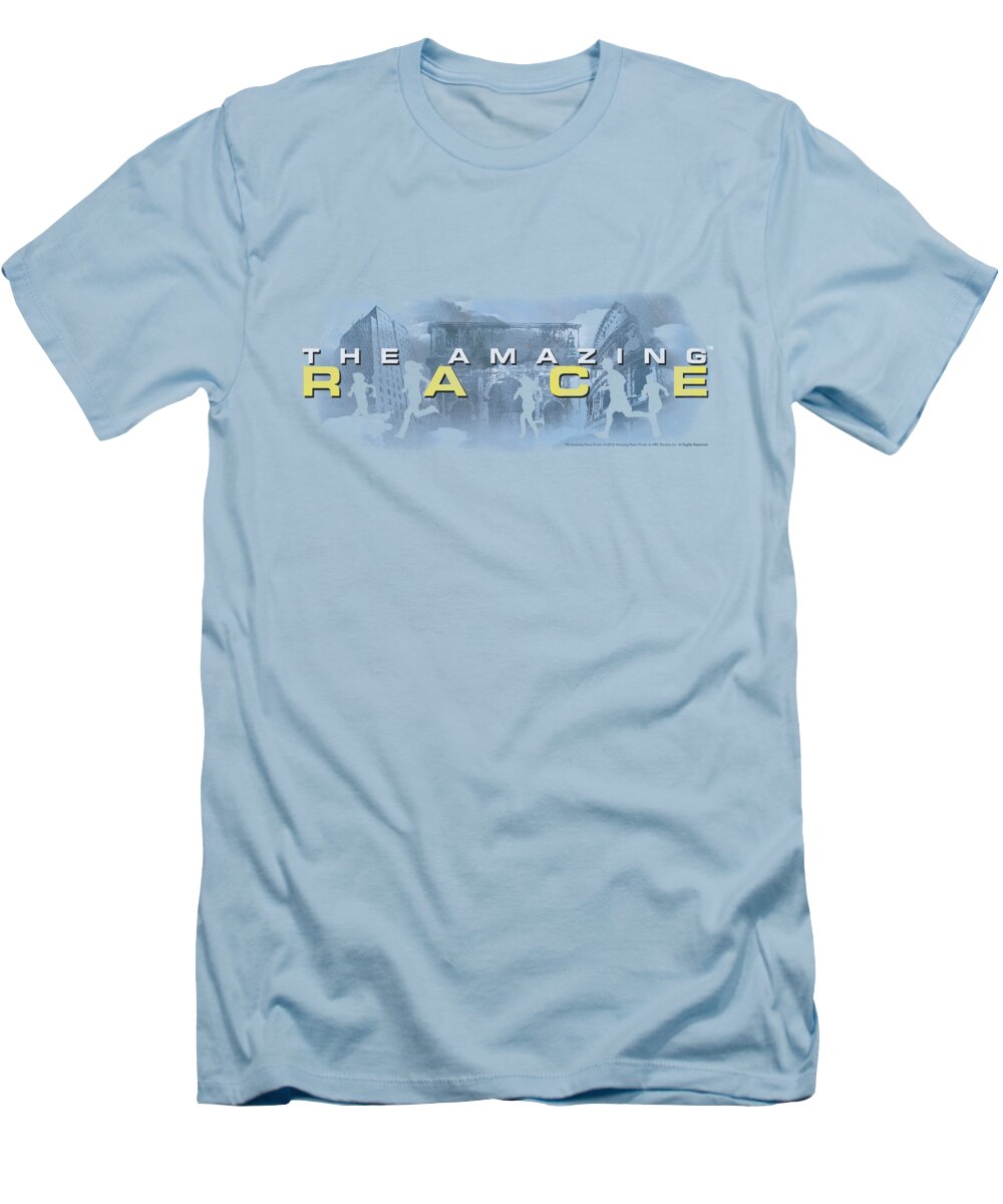  T-Shirt featuring the digital art Amazing Race - In The Clouds by Brand A