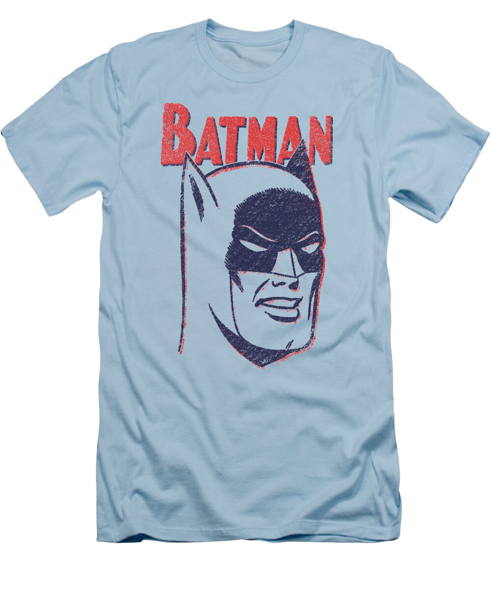  T-Shirt featuring the digital art Batman - Crayon Man by Brand A