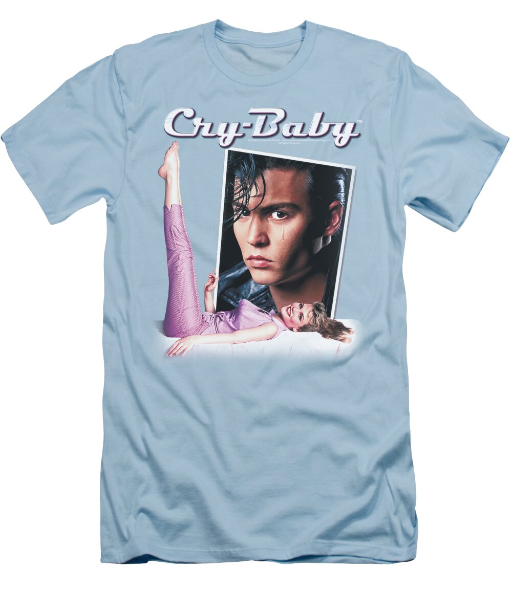 Cry Baby T-Shirt featuring the digital art Cry Baby - Title by Brand A