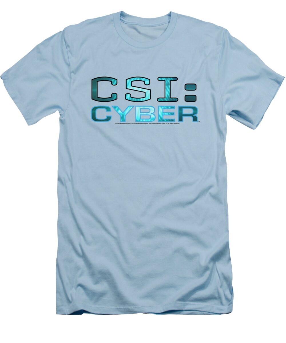  T-Shirt featuring the digital art Csi: Cyber - Cyber Logo by Brand A
