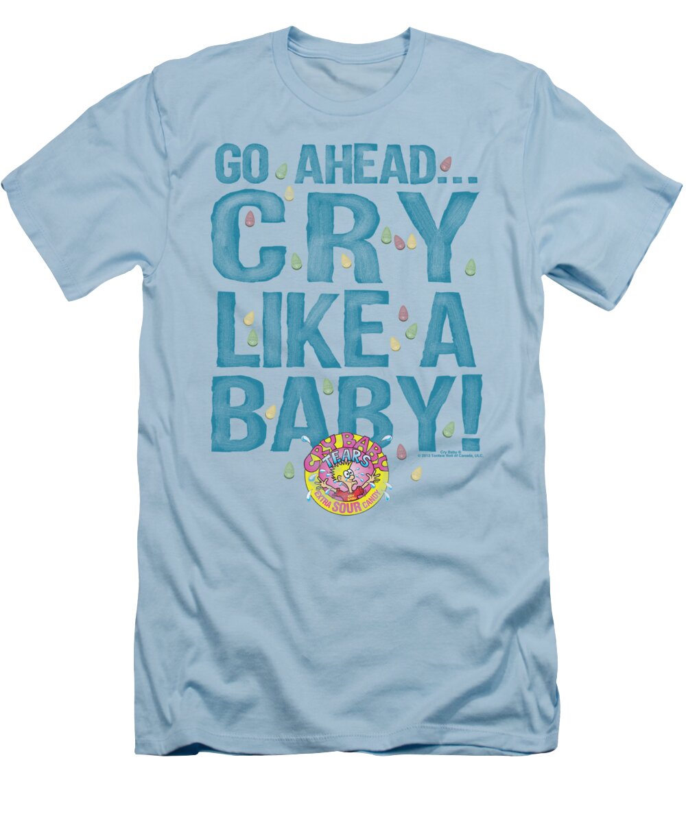 Dubble Bubble T-Shirt featuring the digital art Dubble Bubble - Cry Like A Baby by Brand A