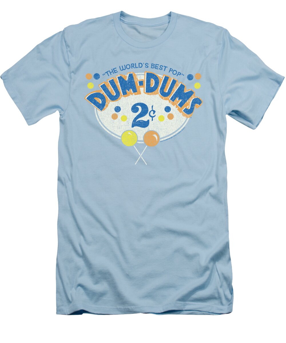 Dum Dums T-Shirt featuring the digital art Dum Dums - 2 Cents by Brand A