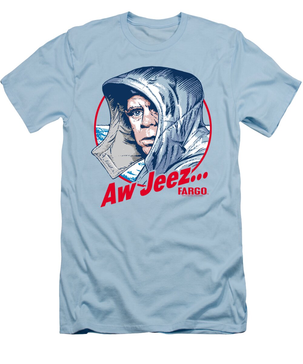  T-Shirt featuring the digital art Fargo - Aw Jeez by Brand A