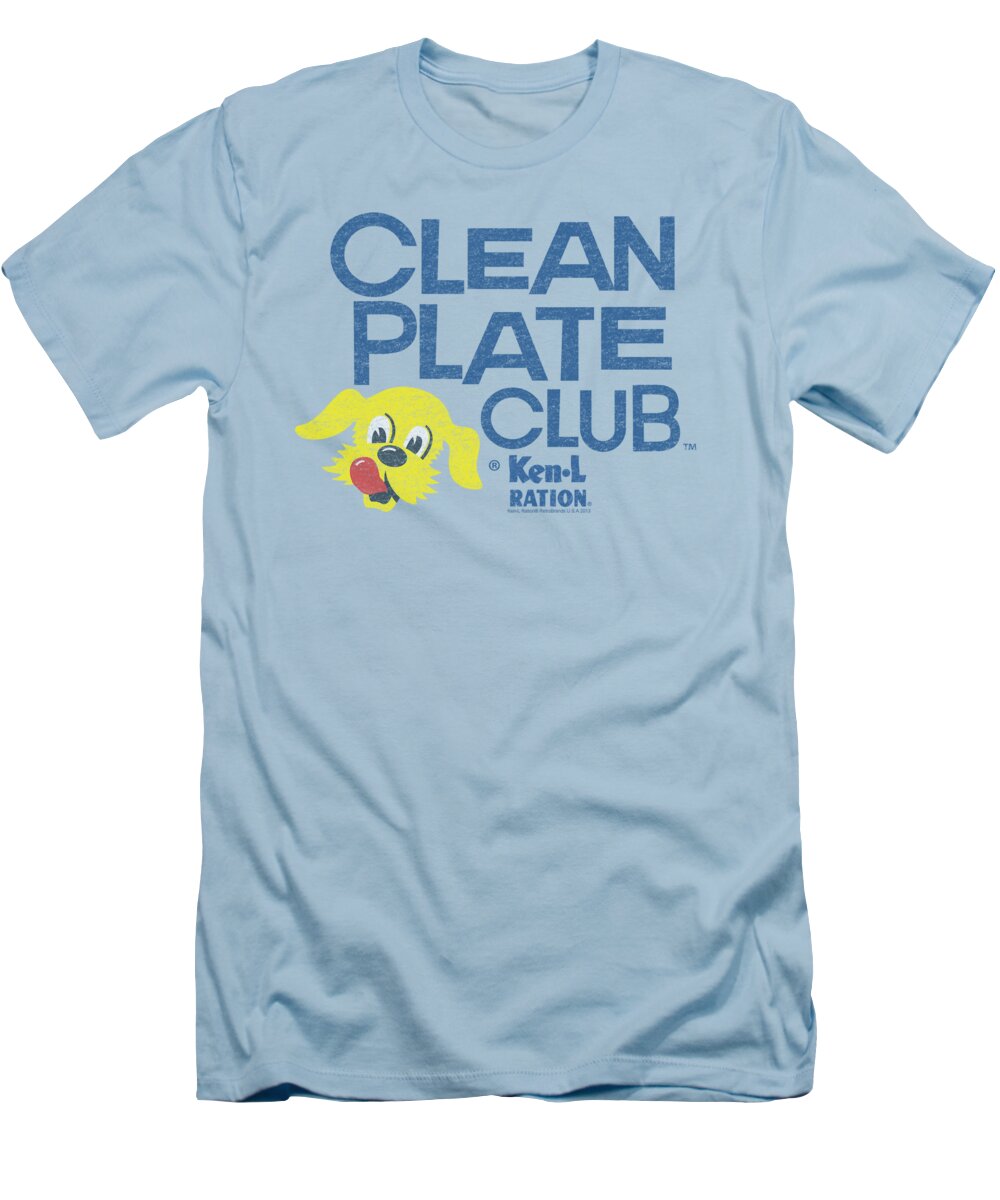 Ken L Ration T-Shirt featuring the digital art Ken L Ration - Clean Plate by Brand A