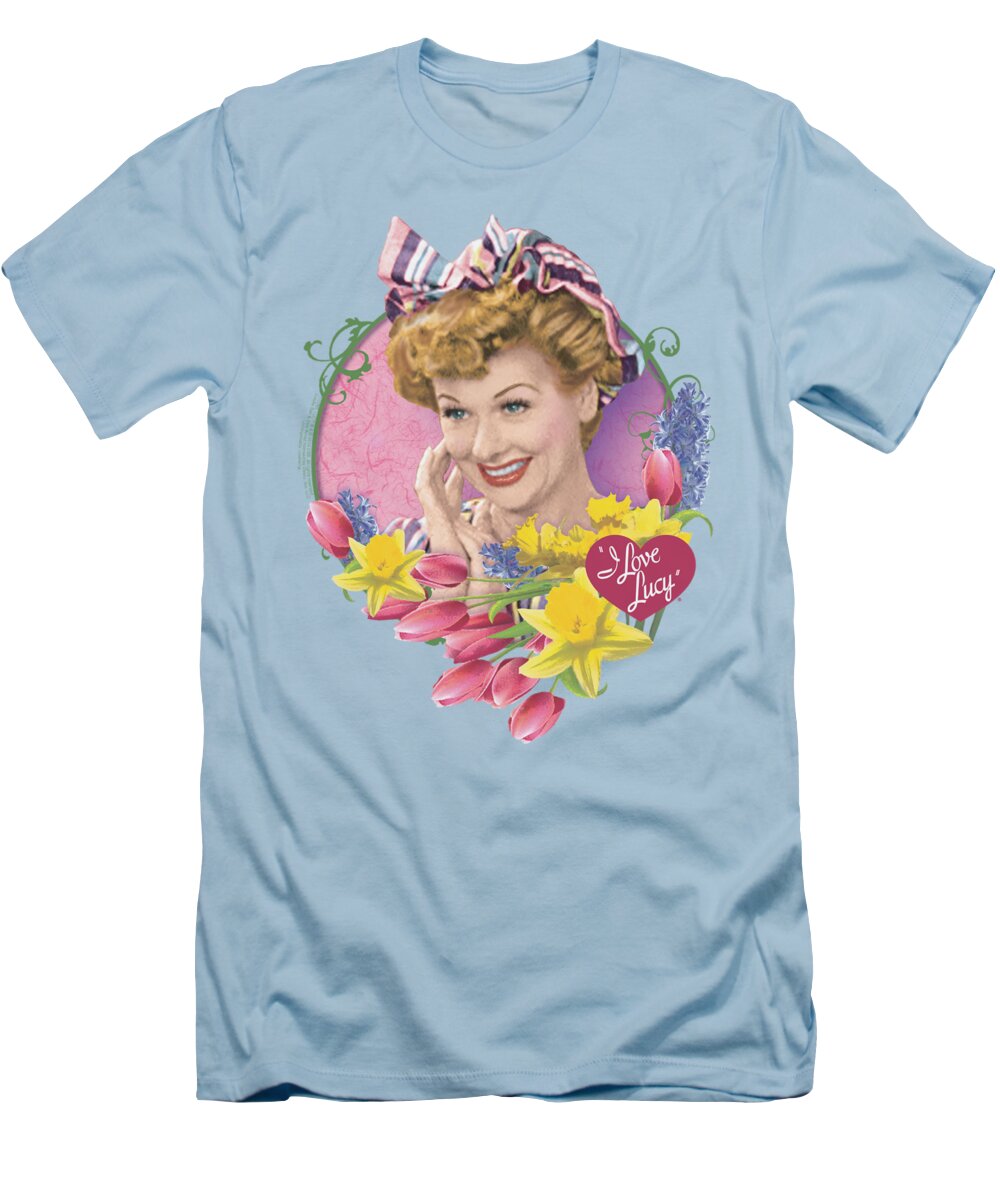 I Love Lucy T-Shirt featuring the digital art Lucy - Springtime by Brand A