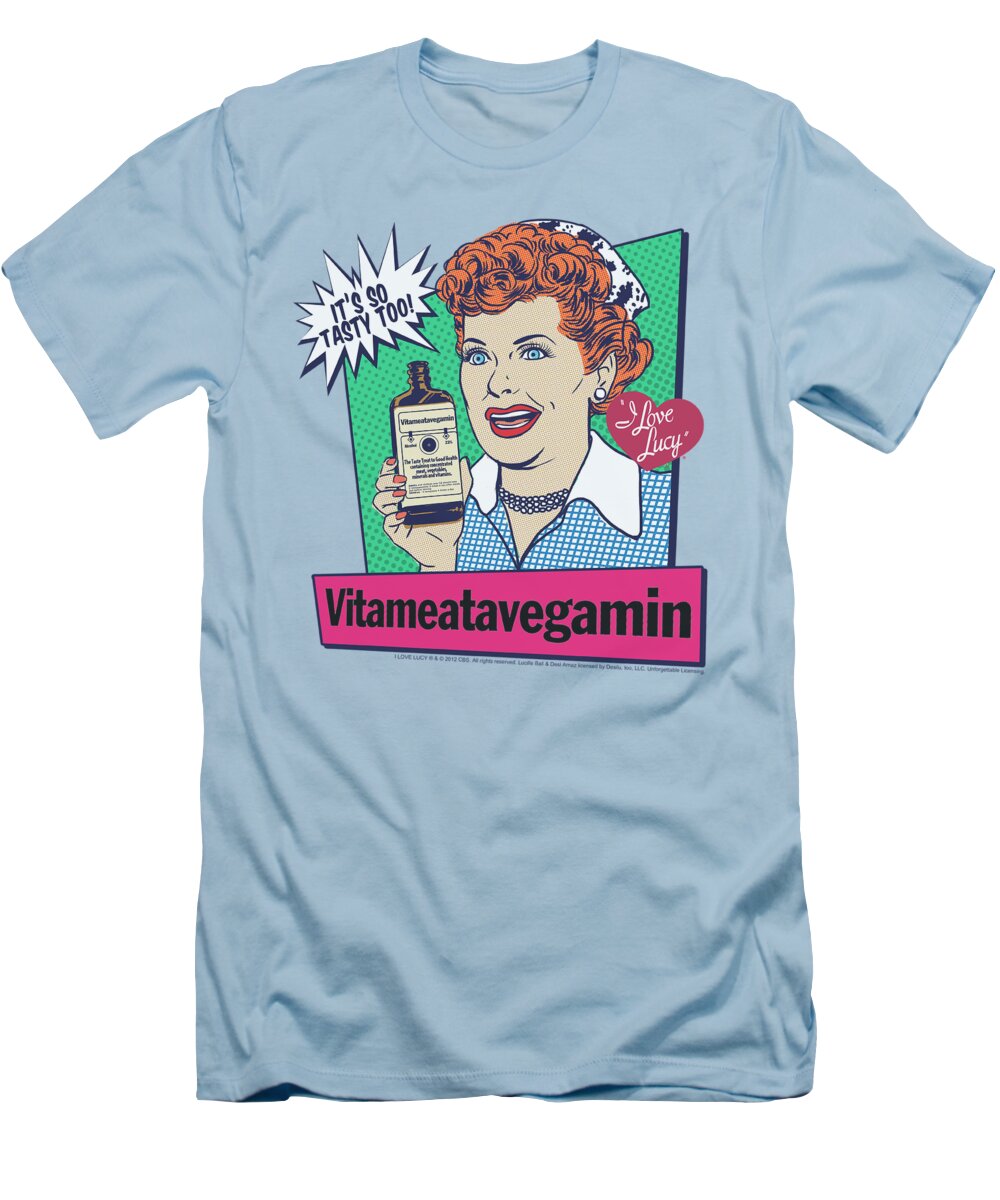I Love Lucy T-Shirt featuring the digital art Lucy - Vita Comic by Brand A