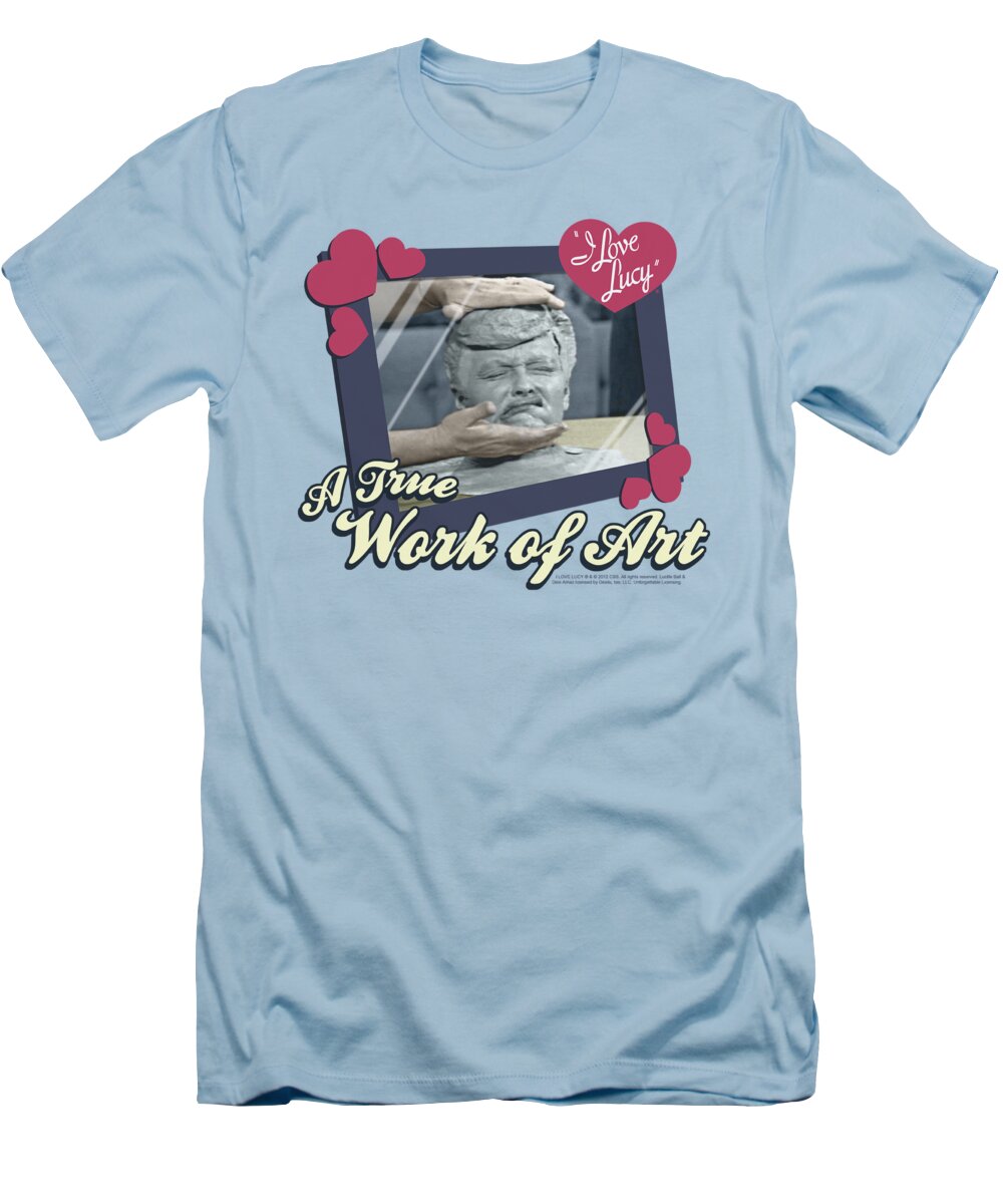 I Love Lucy T-Shirt featuring the digital art Lucy - Work Of Art by Brand A