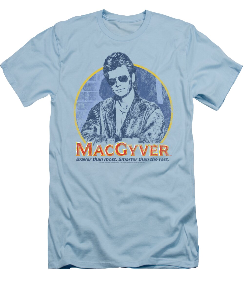  T-Shirt featuring the digital art Macgyver - Title by Brand A