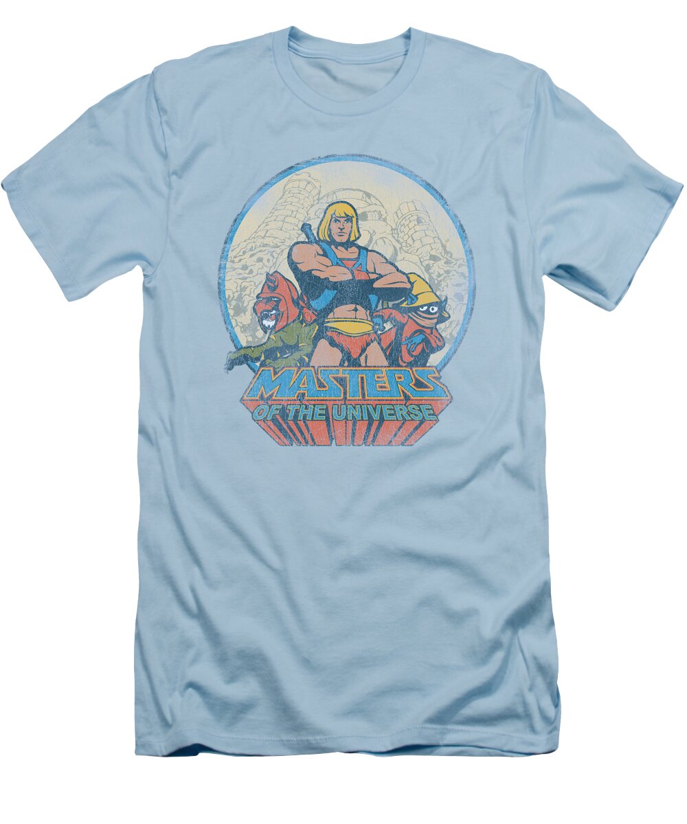 T-Shirt featuring the digital art Masters Of The Universe - He Man And Crew by Brand A