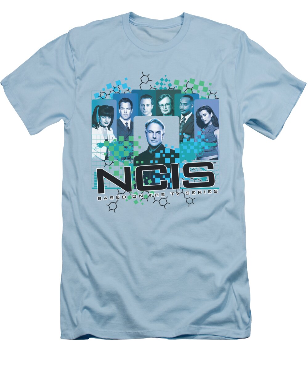  T-Shirt featuring the digital art Ncis - Cast by Brand A