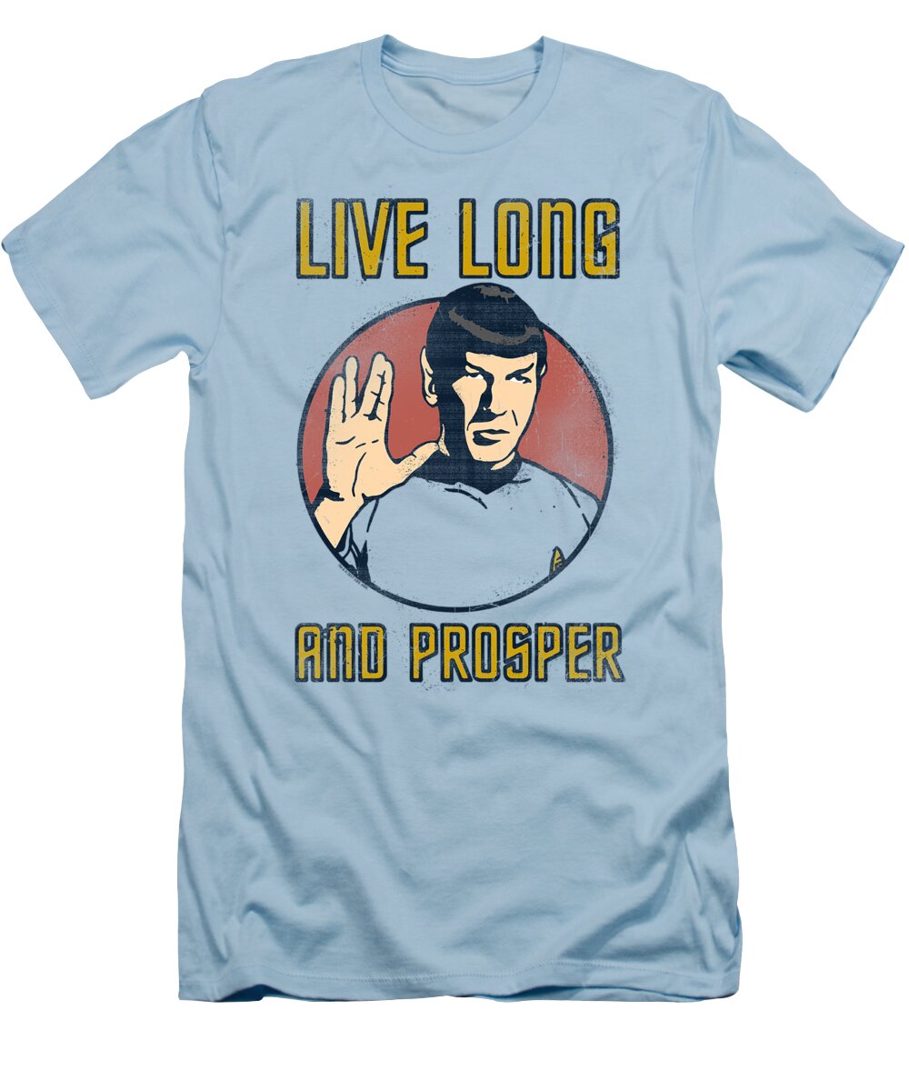  T-Shirt featuring the digital art Star Trek - Long Life by Brand A