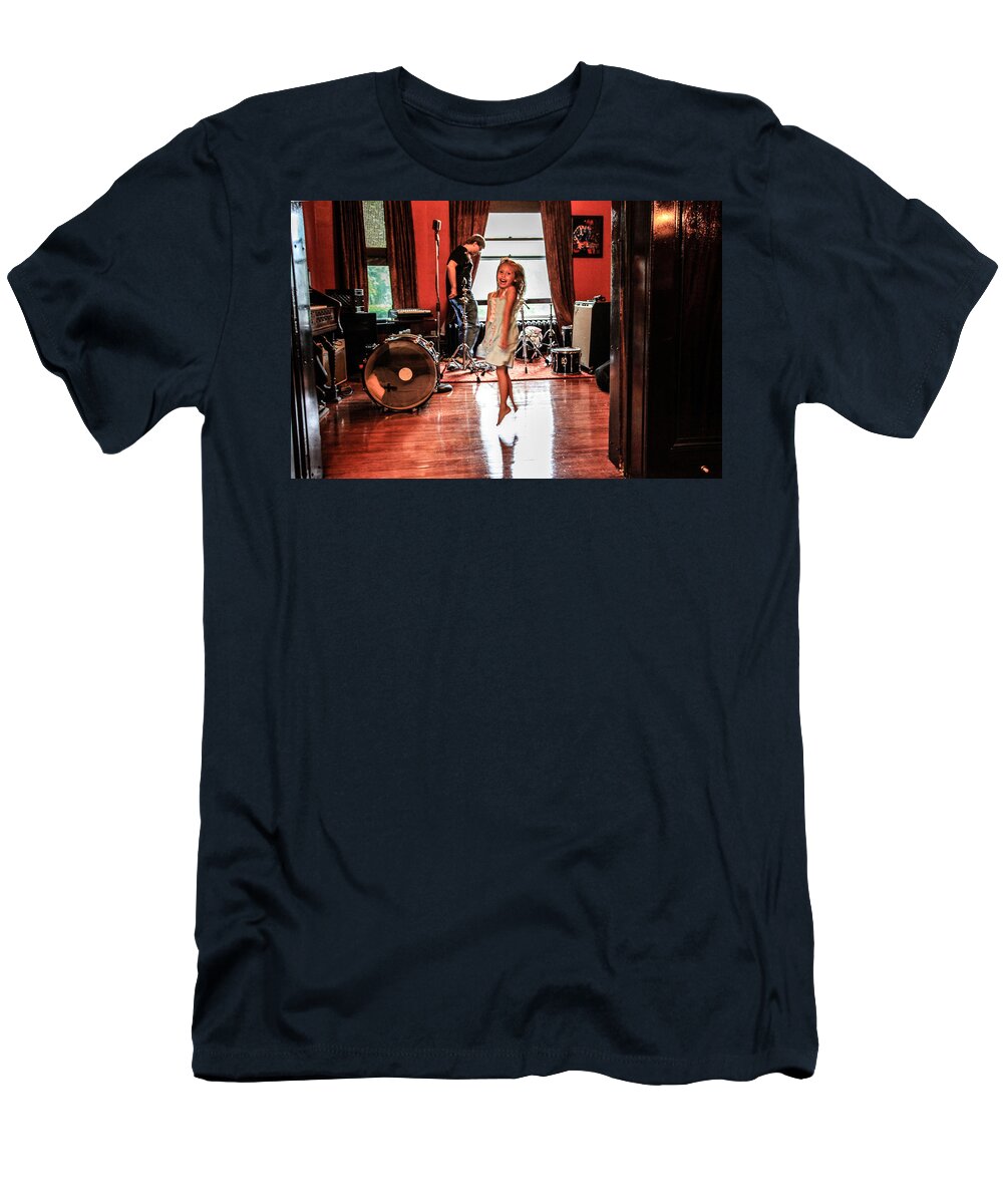 Child T-Shirt featuring the photograph Brooklyn Dancing by Ray Congrove