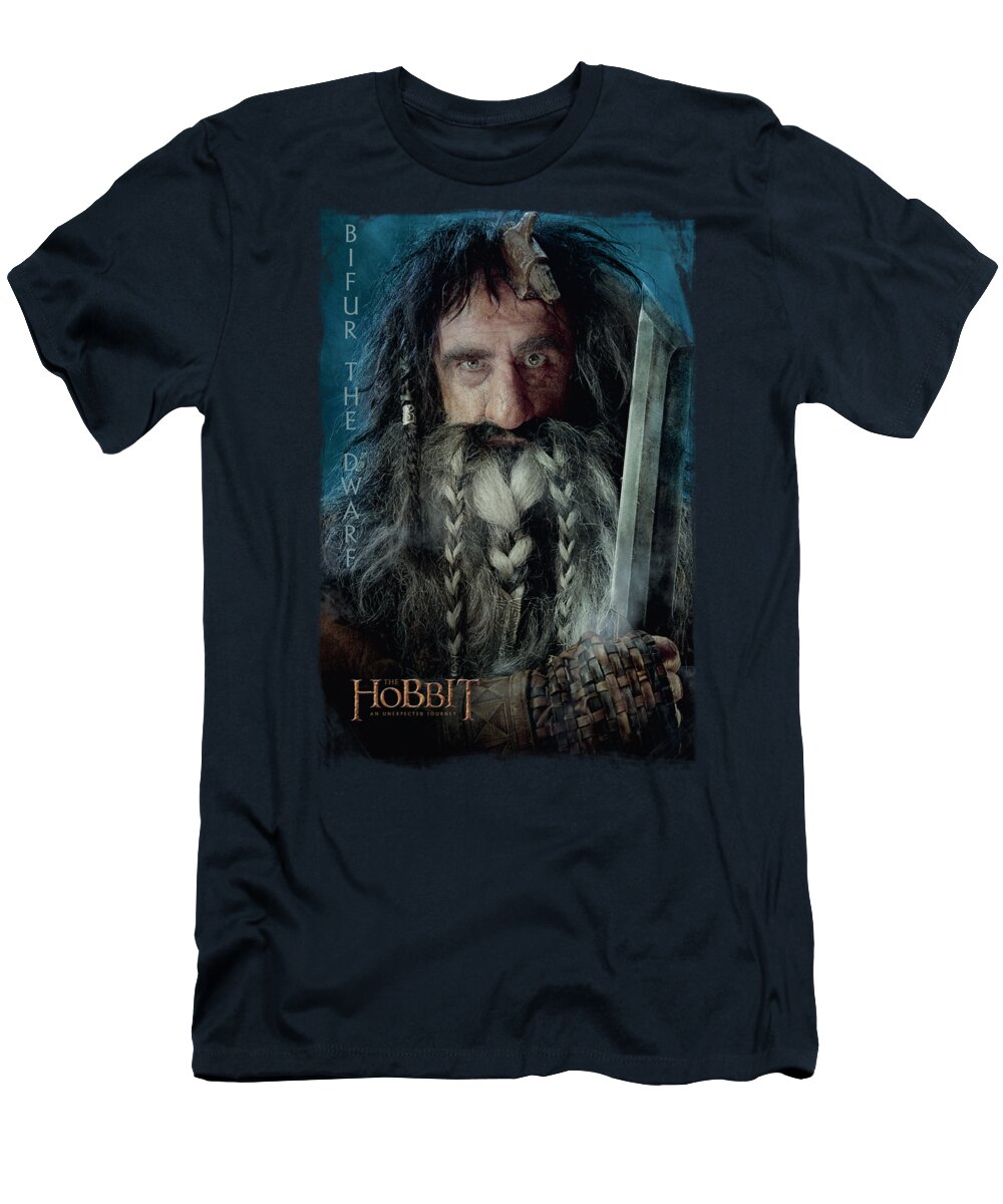 The Hobbit T-Shirt featuring the digital art The Hobbit - Bifur #1 by Brand A