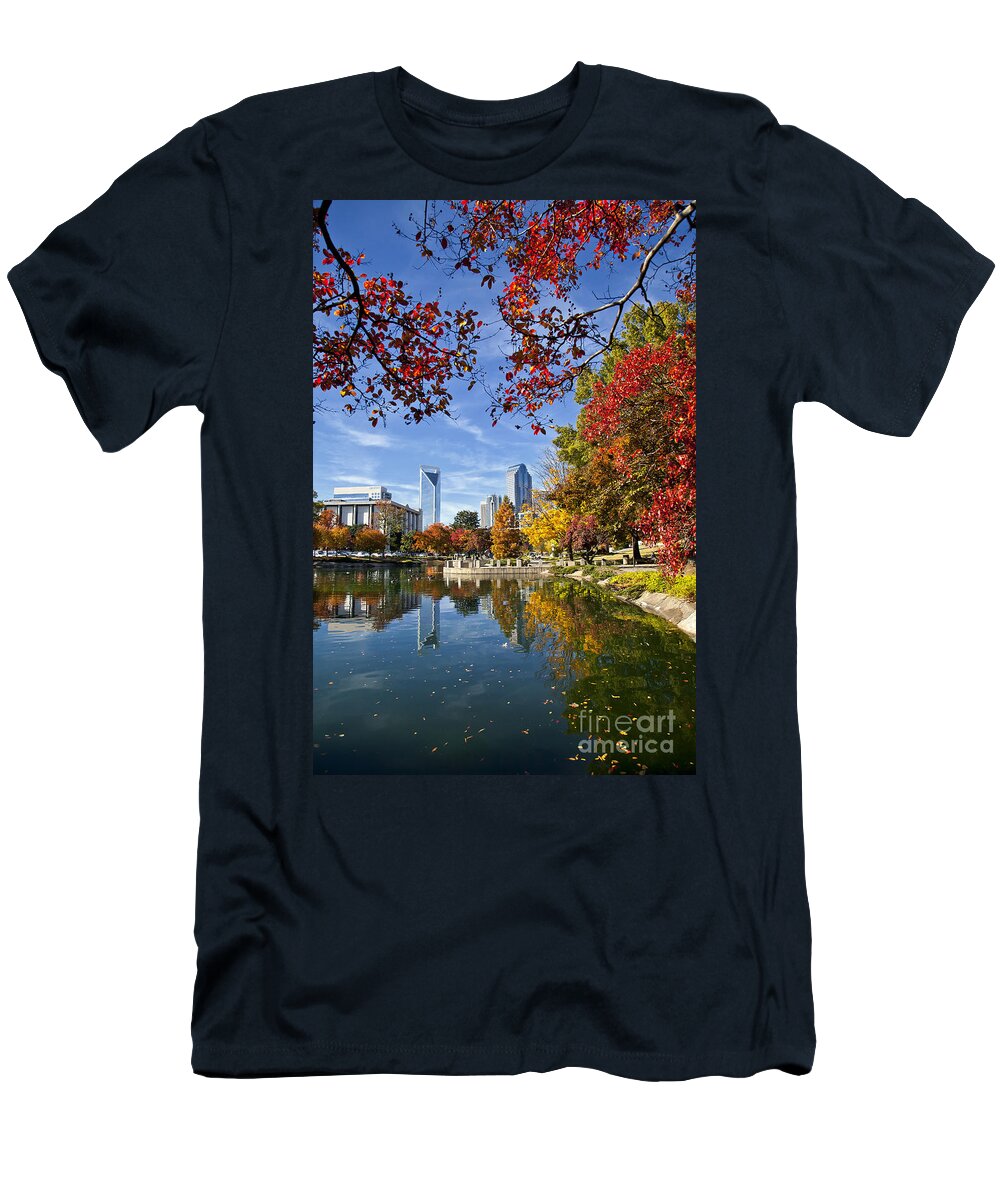 Charlotte T-Shirt featuring the photograph Charlotte North Carolina Marshall Park #2 by Jill Lang