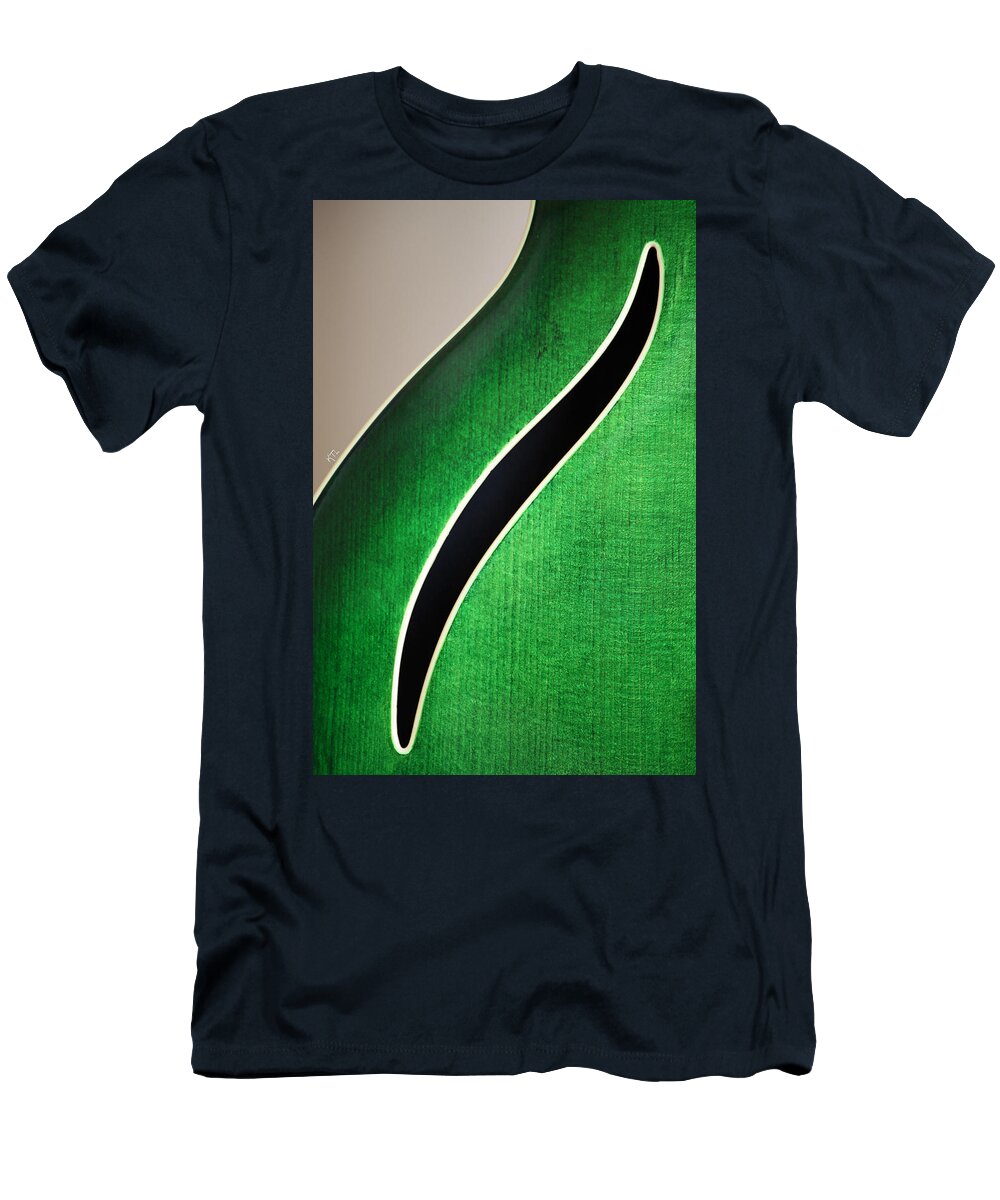 Music T-Shirt featuring the photograph Guitar Abstract #2 by Karol Livote