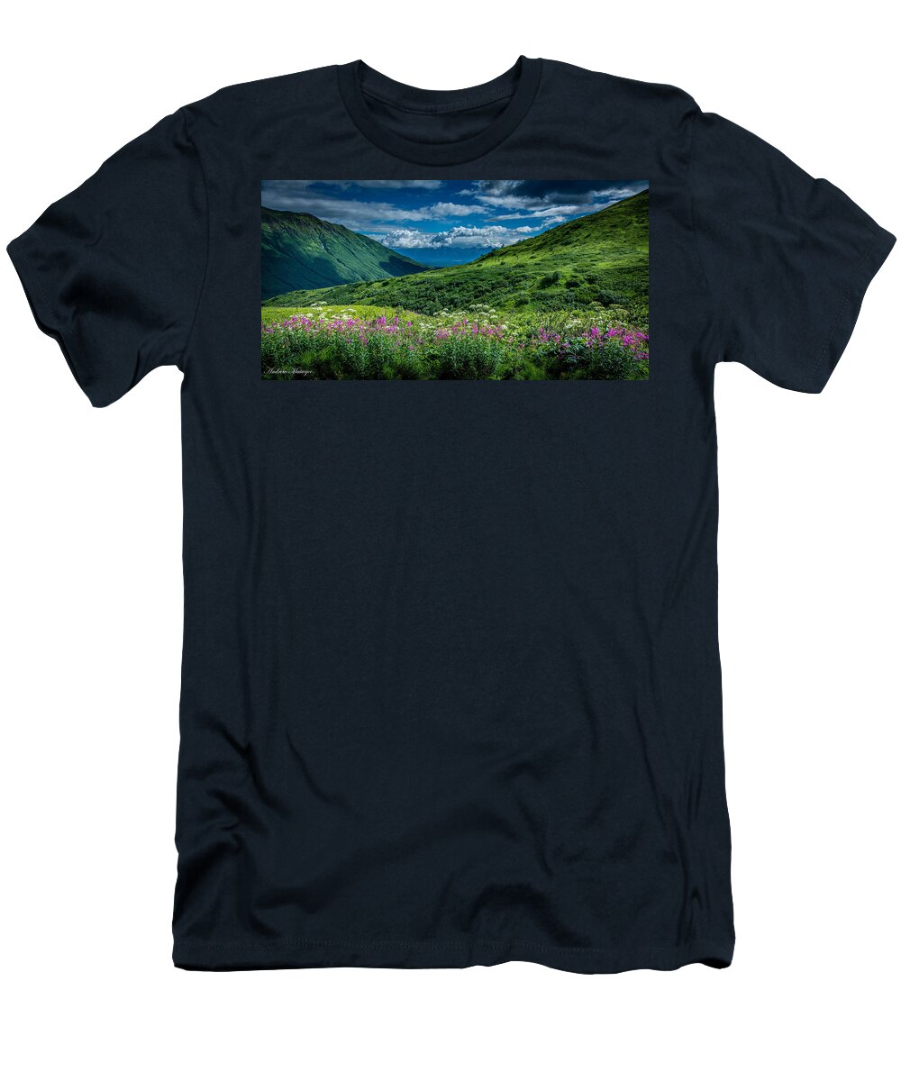 Summer T-Shirt featuring the photograph Hatcher's Pass #2 by Andrew Matwijec