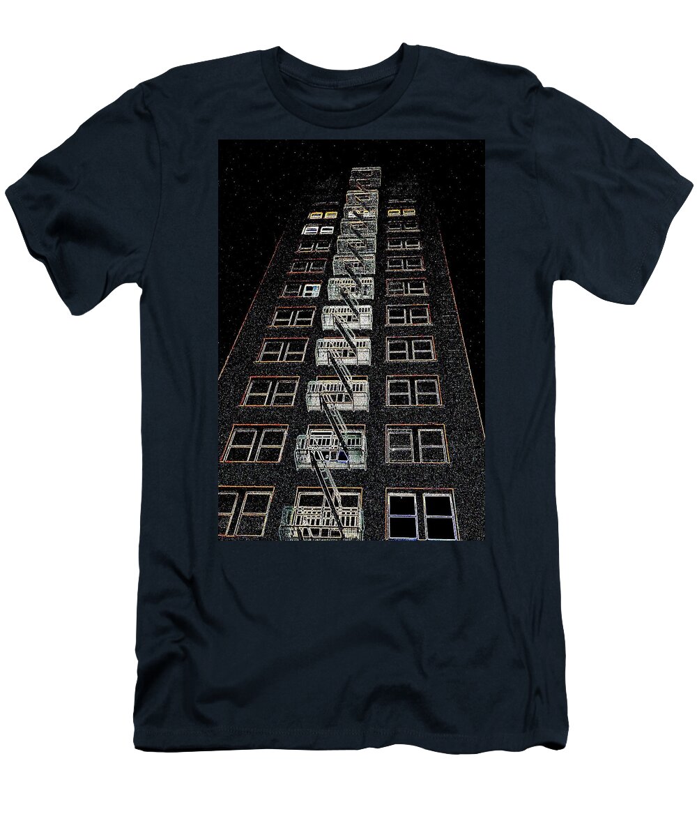 Building T-Shirt featuring the photograph Journey by Nick David