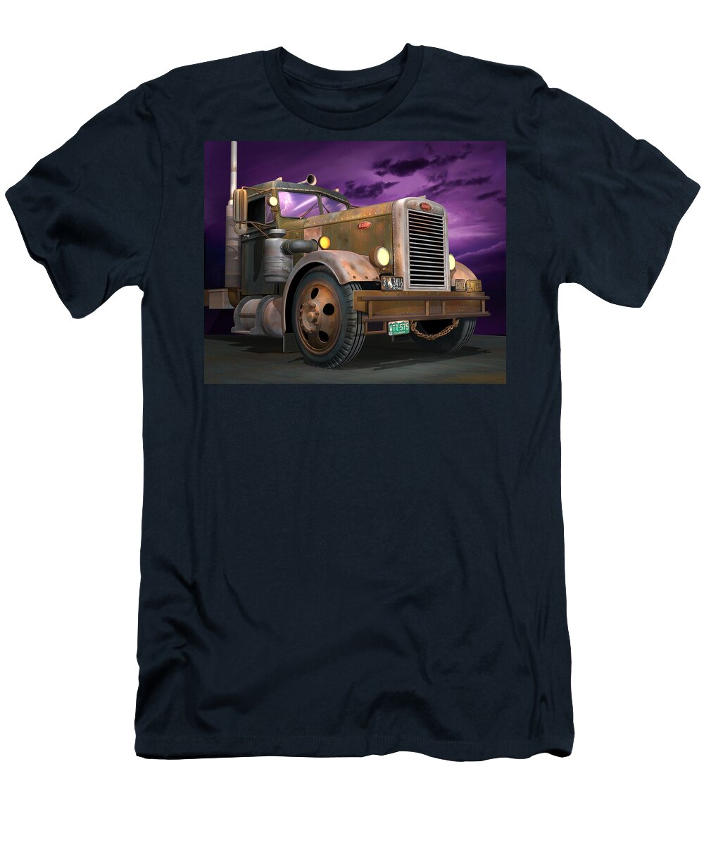Truck T-Shirt featuring the digital art Ready 2 Duel by Stuart Swartz