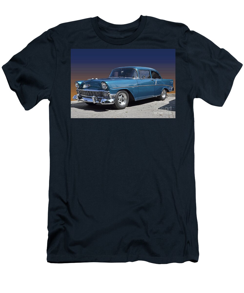 1956 Chevy T-Shirt featuring the photograph 56 Chevy by Robert Meanor