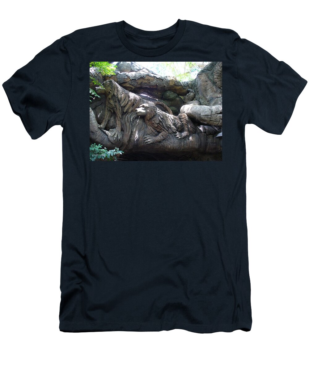 Theme Park T-Shirt featuring the photograph A closer look at Tree of Life by Lingfai Leung