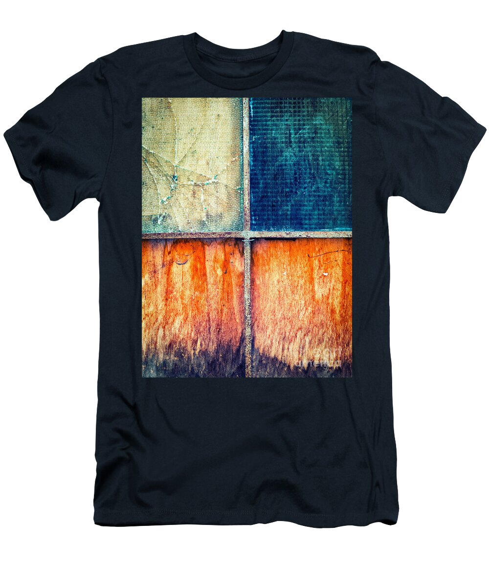 Abstract T-Shirt featuring the photograph Abstract window by Silvia Ganora
