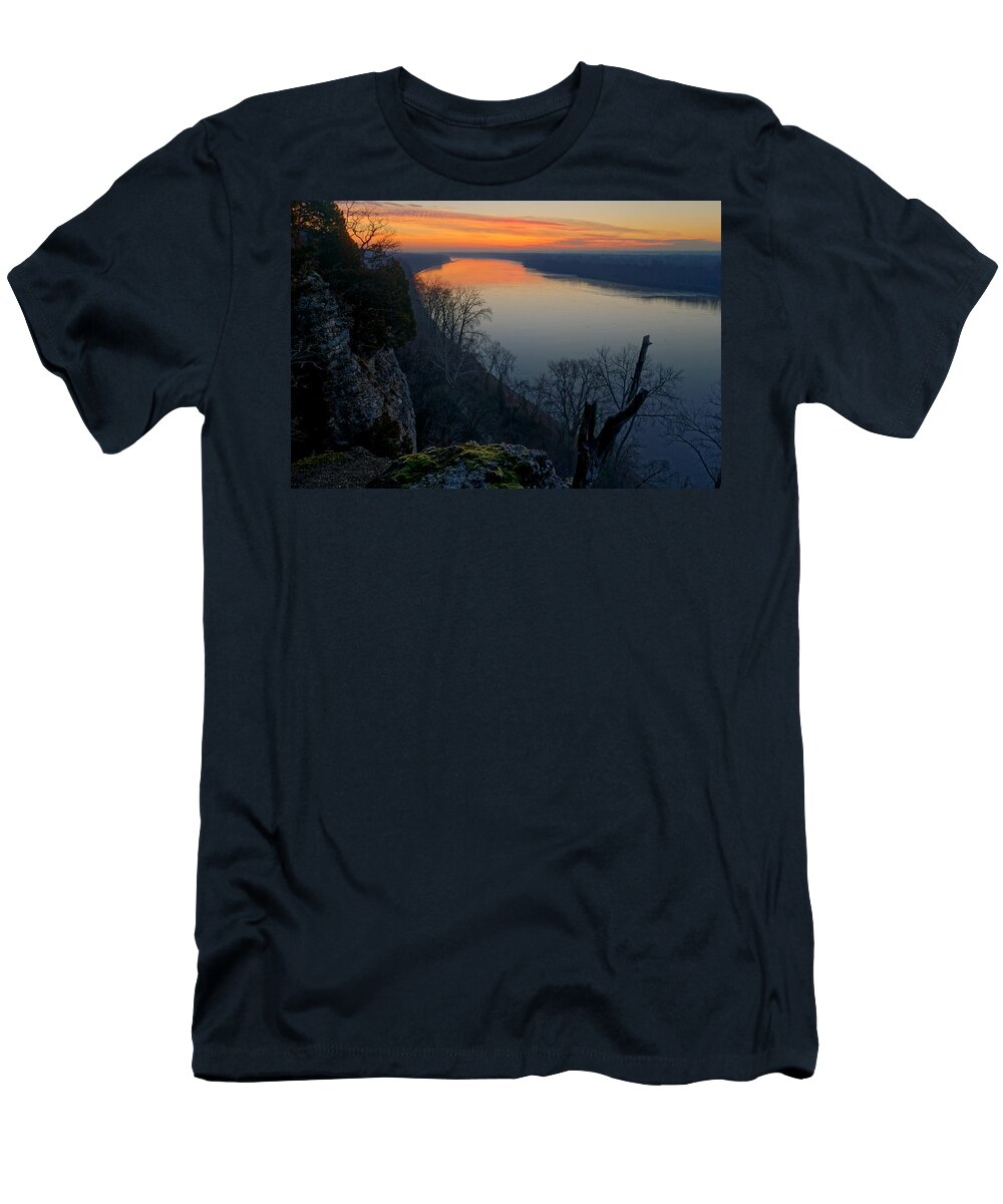 2007 T-Shirt featuring the photograph Across the Wide Missouri by Robert Charity