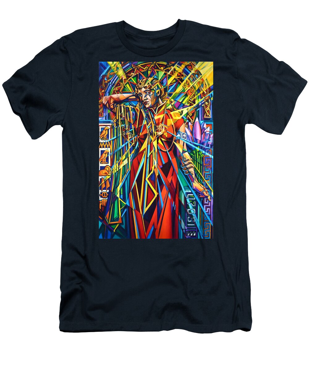 Girl T-Shirt featuring the painting Annelise2 by Greg Skrtic