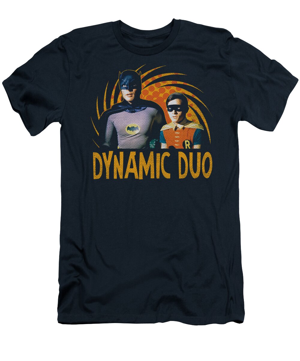 Batman T-Shirt featuring the digital art Batman Classic Tv - Dynamic by Brand A