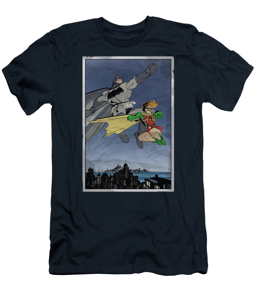 Batman T-Shirt featuring the digital art Batman - Dkr Duo by Brand A