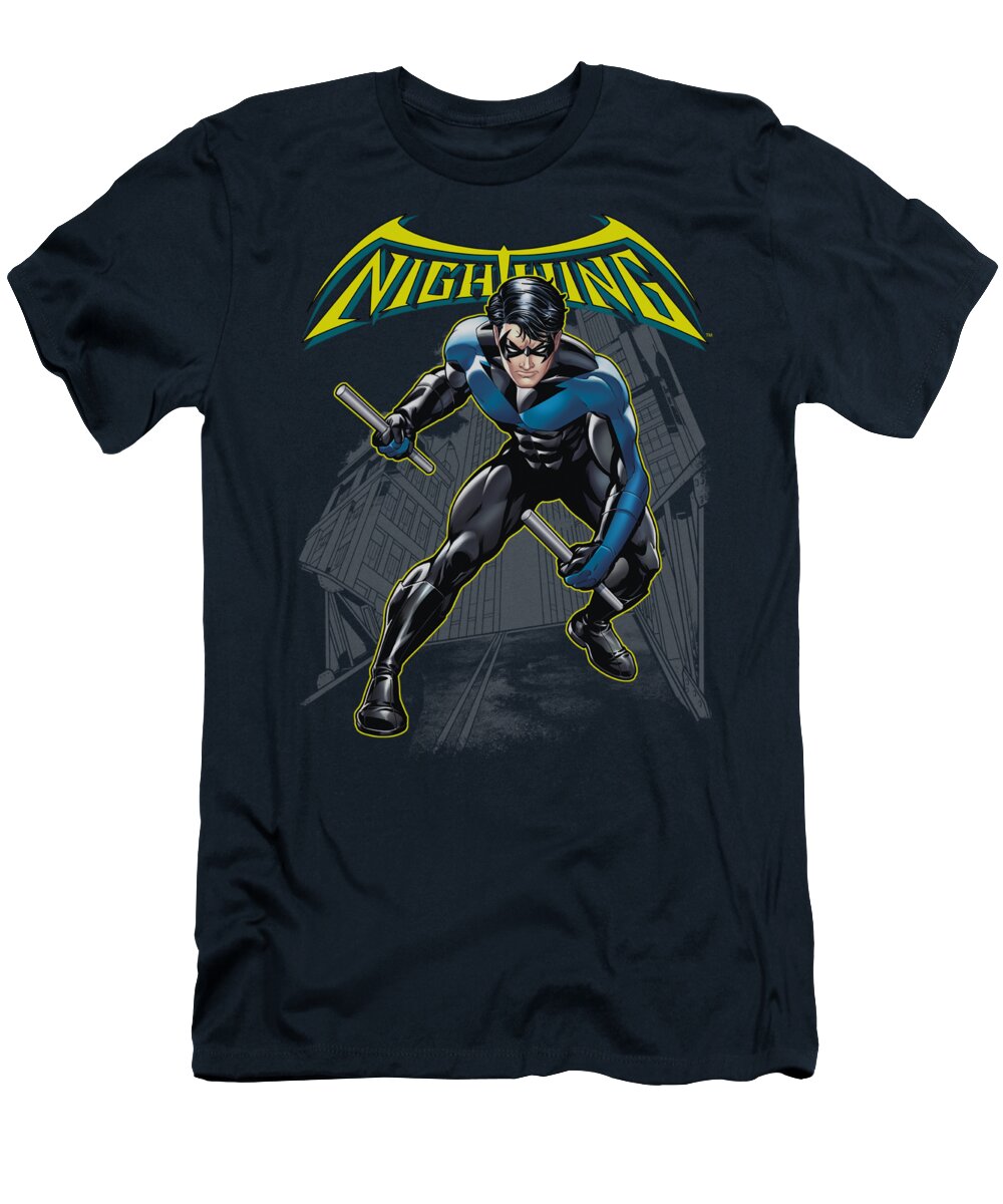 Batman T-Shirt featuring the digital art Batman - Nightwing by Brand A