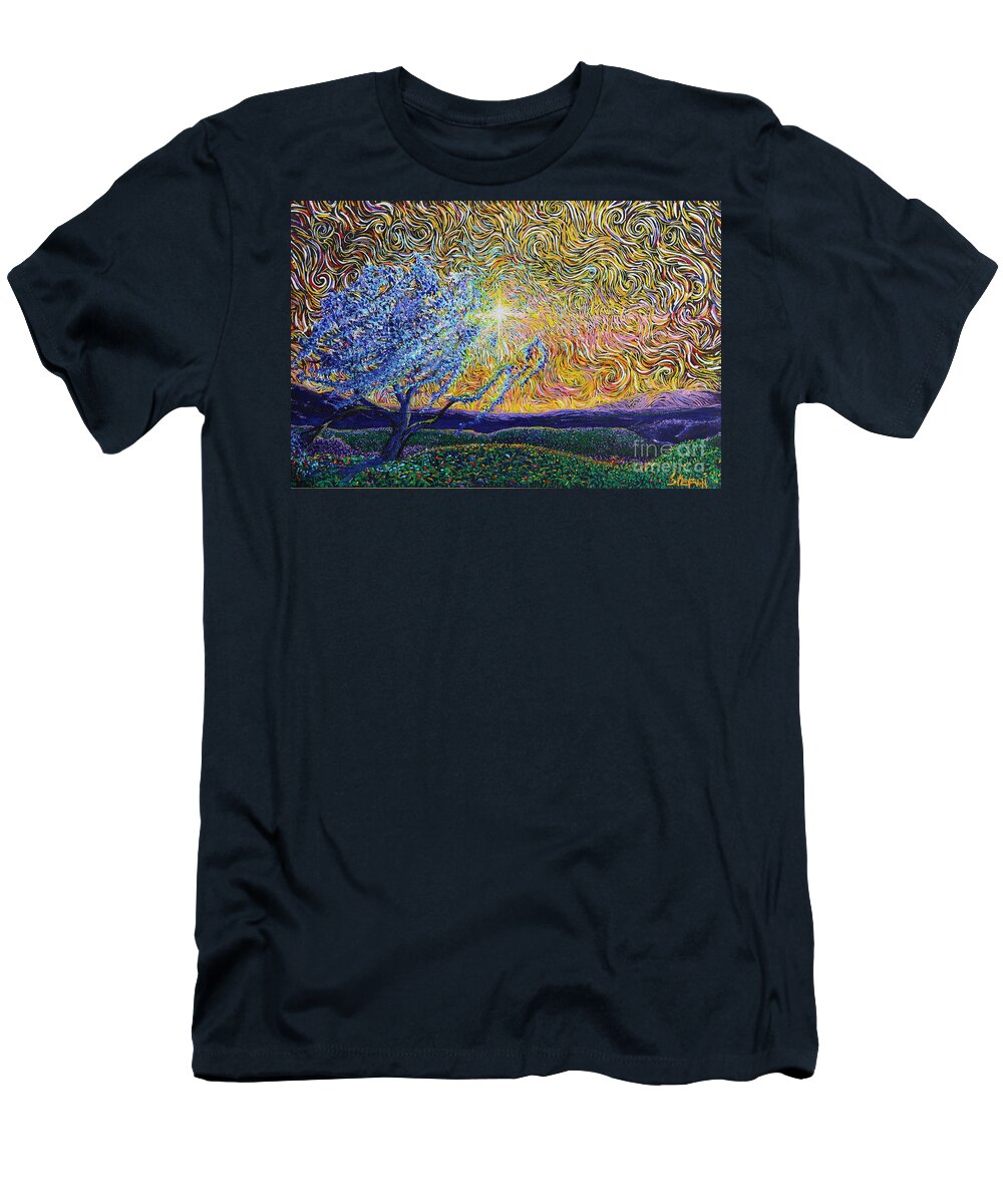 Modern Impressionism T-Shirt featuring the painting Behold The Dream by Stefan Duncan