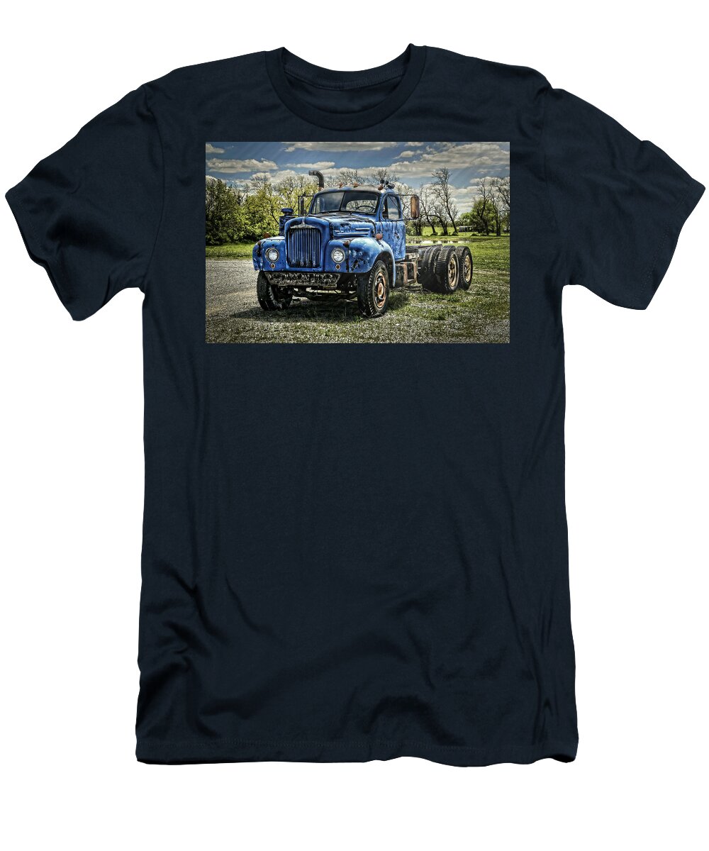 1958 T-Shirt featuring the photograph Big Blue Mack by Ken Smith