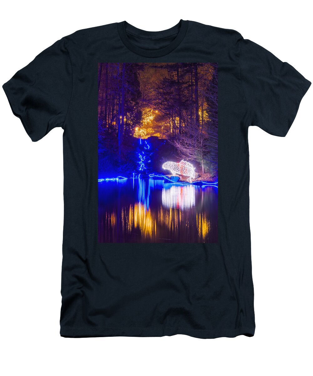 Garvan T-Shirt featuring the photograph Blue River - full height by Daniel George